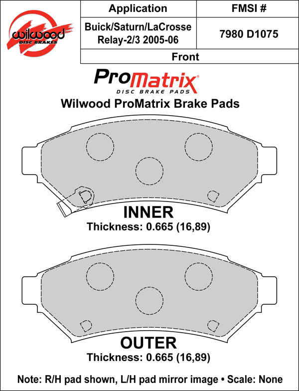 Pad Set, Promatrix, D1075